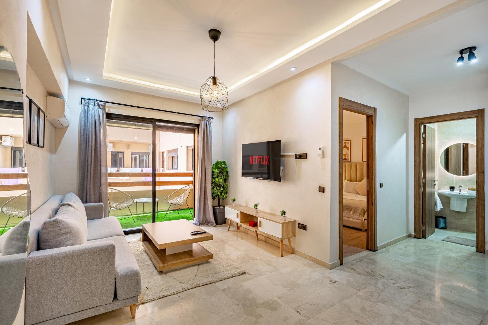 Jolie & Luxueux Appart A Gueliz - 100% Equipe Marakéš Exteriér fotografie